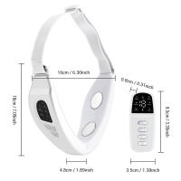 Dispositivo Multifuncional Para Adelgazamiento Del Rostro Y Levantamiento V Shaped Con Compresión Caliente Y Masajeador De Vibración Para El Rostro Control Remoto Rechargeable Material ABS - details 12