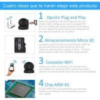 Cámara IP WiFi HD DIYTECH, C43S V2 Vigilancia, Seguridad, Detección Movimiento Humano, visión Nocturna. P2P - details 4
