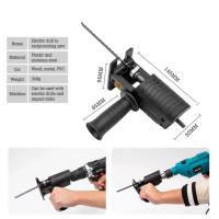 Adaptador De Sierra Reciprocante Accesorio Para Taladro Eléctrico Convertido En Sierra Para Corte De Madera Herramientas Eléctricas - details 4