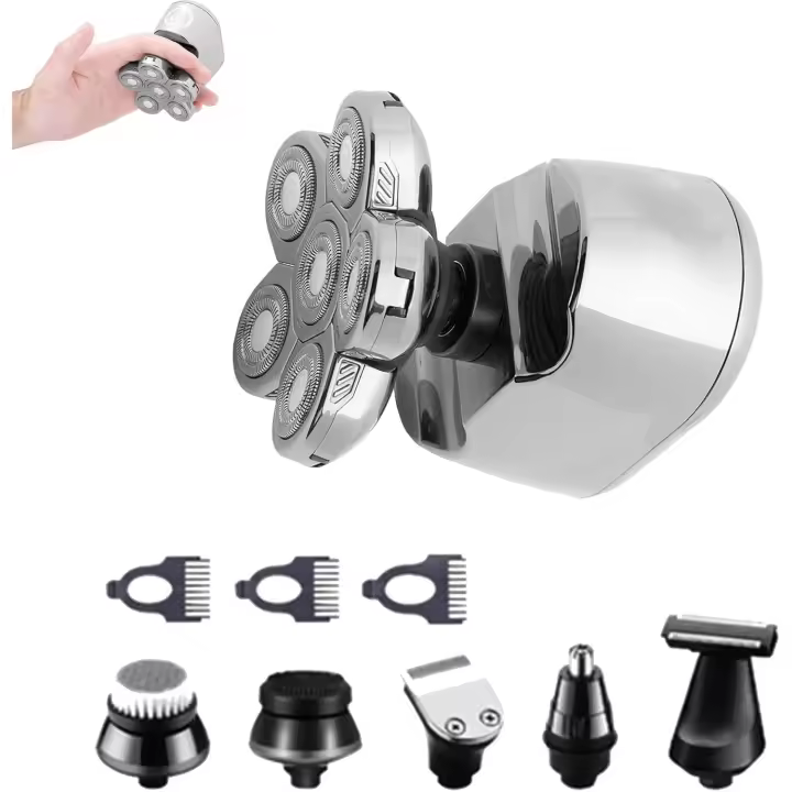 Afeitadora de glúteos 1.0, afeitadora de glúteos Bumzy Shaver, afeitadora corporal Bumzy Shaver para hombres, afeitadora de glúteos y cuerpo 1.0, afeitadora de cabeza fácil de usar en seco y húmedo (plateada) - 1
