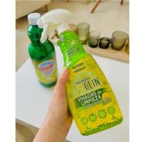 DISICLIN Vinagre de Limpieza Multiusos en Spray Con detergente y Aroma a Limón 750ml (Pack 3) -  Con jabon natural, Limpiador para todas las superficies, Ideal para baños, cocinas, paredes, suelos, ventanas y cristales, Elimina la cal y da brillo - details 1