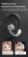 Auriculares inalámbricos Bluetooth con clip para la oreja, alta calidad, batería de larga duración, baja latencia, reducción de ruido, auriculares para juegos y deportes - details 13