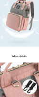 Bolsa de pañales para bebé, mochila impermeable de moda para mamá, maternidad, mochila para mamá, cambiador de pañales para bebé, bolsas de lactancia para mamá - details 5