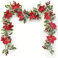 Guirnalda Artificial De Navidad Perfecta Para Ambiente Festivo Ideal Para Aniversarios Bodas Cumpleaños Decoración De Arco De Pared - details 7