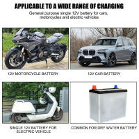 Cargador De Batería De Coche Automático Completo 2A Recarga Rápida 3 Etapas Para Baterías De Ácido Plomo AGM GEL Con Pantalla LCD Digital - details 5