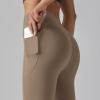 Leggings Para Mujer Con Bolsillos Pantalones De Yoga Para Gimnasio Deporte Fitness De Cintura Alta Control De Abdomen Para Correr Entrenamiento - details 27