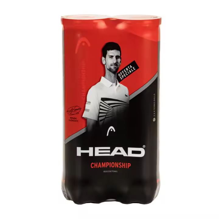 Pelotas Tenis Head Championship 2PACK 2 Botes de 4 Pelotas - 1