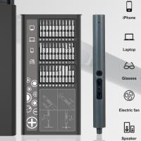 Juego De Destornilladores Eléctricos De Precisión 75 En 1 Con 71 Brocas Magnéticas Phillips Torx 3 Luces LED Multifuncional Herramienta De Reparación - details 0