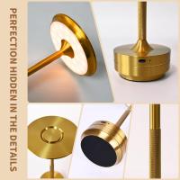 Lámpara De Mesa Inalámbrica Recargable Con Sensor Táctil Luz Nocturna LED Para Lectura Decoración De Habitaciones Restaurantes Hoteles Bares - details 12