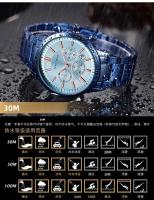 Reloj De Hombre MINI FOCUS Clásico Negocios Casuales Impermeable Cuarzo Acero Inoxidable Pantalla Redonda Antigolpes Correa De Acero - details 14