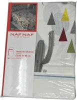 Juego De Sábanas 100% Algodón 3 piezas Indy de Naf Naf para cama de 90. Con bonitos dibujos de indios y cabañas. - details 2