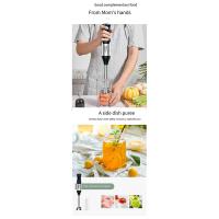 Batidora de mano, 1000 W, 4 Cuchillas, Pies XL, Protección Contra salpicadillas, incluye picadora, batidora y trituradora - details 8