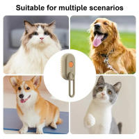 Cepillo De Aseo Eléctrico Para Perros Y Gatos 3 En 1 Con Vapor Para Masaje Y Eliminación De Enredos Y Pelo Suelto Cepillo De Peluquería Para Mascotas - details 1