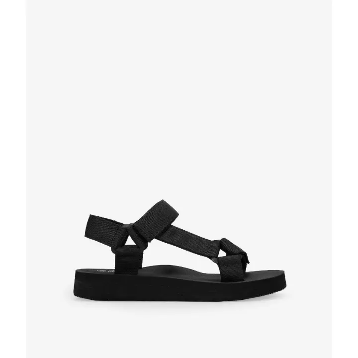 Bosanova Sandalias deportivas confeccionadas en material textil con suela en goma eva de 2 cm de ancho. Cierre fácil ajustable en el tobillo y empeine - 1