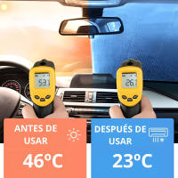 2 Parasol Coche Delantero 140x70 - Parasol Luna de Coche con Ventosas Parasol Coche Delantero Plegable Universal – Parasol de Playa Máxima Proteccion - Protector Solar Rayos UV Parabrisas Furgoneta - details 3