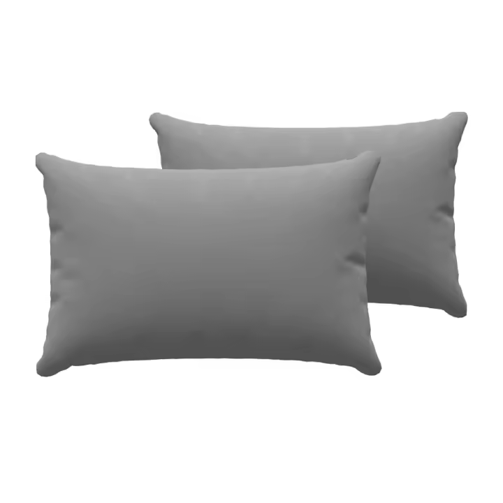 2 Fundas de Almohada para Almohada de 70cm 80cm 90cm 105cm 135cm y 150cm 100% Microfibra Paquete de 2, Fundas de Cojín con Cierre de Cremallera, Extra Suaves - 1