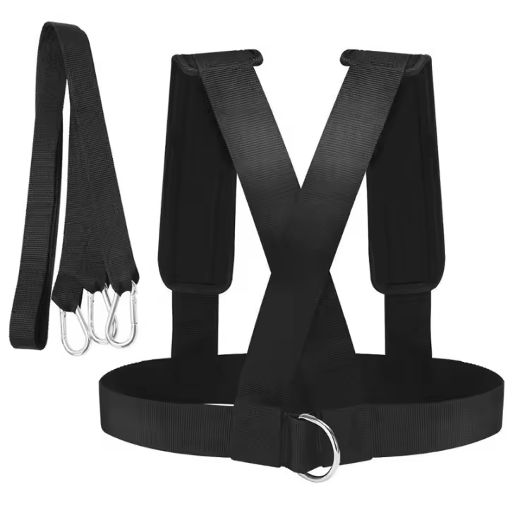 Arnes De Hombro Para Equipo De Fitness Accesorios Deportivos De Entrenamiento De Peso Resistencia Correa Para Músculo Dragón De Sled Pull En Gimnasio - 1