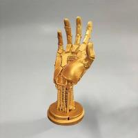 Figura de mano mecánica en resina , soporte para mandos de juego - details 8