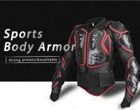 Chaleco De Protección Para Moto WOSAWE Deporte Armadura Protectora Con Soporte Corporal Manguito Guardia Motocross Protección Torácica Y Ski Material ABS Y EVA - details 3