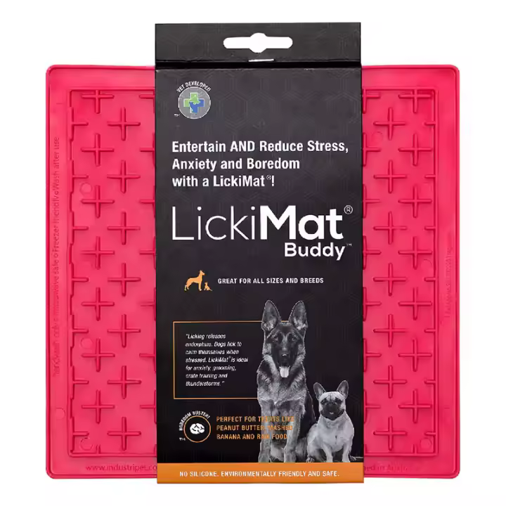 LICKIMAT Buddy, Alfombrilla para Tratar, Rosa - 1