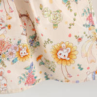 Vestido De Verano Para Bebés Niñas Estilo Cheongsam Con Patrón De Rabia Y Flores Manga Corta Princesa Dulce Vestido De Cumpleaños Parte - details 6