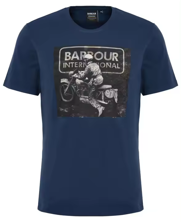Barbour International Race T-Shirt Oxford Navy - 1