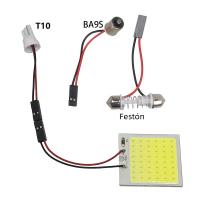 Lámpara De Lectura LED Blanca T10 BA9S Bombilla LED Para Coche Interiores Panel Luz Festoon 12V 0.4W Varios Pack Disponibles - details 3