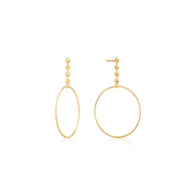 Pendientes Mujer Ania Haie E025-04G Plata de ley 3 cm - 1