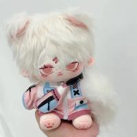 Muñeco De Peluche Grande 20cm Con Orejas Largas Y Cola Grande Pelaje Gris Y Blanco Muñeco De Peluche Para Regalo Perfecto Para Niños Y Adultos - details 39