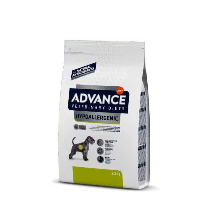 Advance Veterinary Diet Perro - Hypoallergenic - Comida para Perros con Problemas de Reacciones Adversas a Alimentos - 1