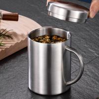 Taza De Café De Acero Inoxidable 200/300/400ML Taza Termo Doble Capa Antigolpes Portátil Para Bebidas Como Cerveza Té Jugo - details 12