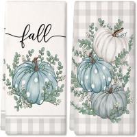 Toallas De Cocina De Otoño 2Pcs Toallas De Mano Estacionales Para Agradecimiento Toallas De Microfibra Toallas De Harina - details 9