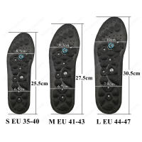 Suela De Zapato Con Masaje Magnético Relajante Ortótica Para Pie Soporte De Arco Para Caminar Cuidado De La Salud Confort Y Alivio Del Dolor - details 7