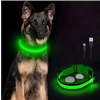 Collar LED Para Perros Y Gatos Recargable Con 3 Modos Collar De Perdida De Mascota Con Luz Nocturna Accesorios Para Mascotas Correa Básica De Nylon - details 12