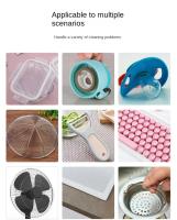 Cepillo Multifuncional Flexible Para Huecos De Vaso Cubierta De Vaso Groove Nipple Botella Cepillo De Limpieza Para El Hogar Con Cerdas Suaves Herramienta De Cocina - details 10