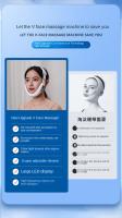 Masajeador Facial Eléctrico EMS De Cuidado De La Piel Máquina Adelgazante V Line Shaper Levantador Y Firmador De Barba Y Pecho Herramienta De Belleza - details 1
