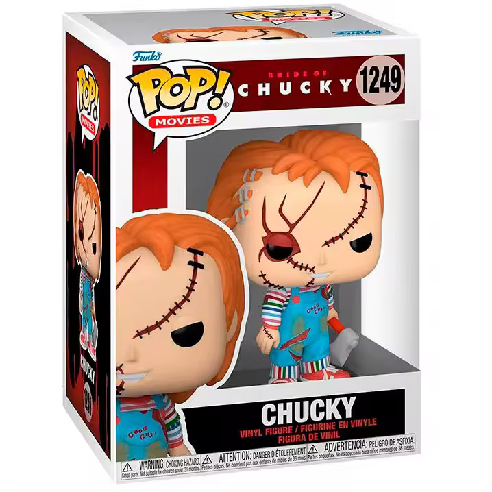 Figura Pop Chucky Horror-Figura de Vinilo Coleccionable - Idea de Regalo- Mercancia Oficial - Juguetes para Niños y Adultos - Movies Fans - Muñeco para Coleccionistas y Exposición - 1