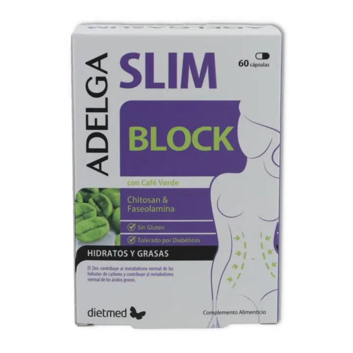 Dietmed Adelga Slim Block 60 cápsulas - 1