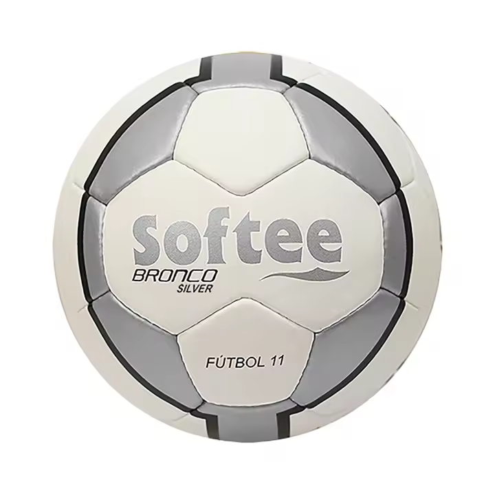 balón softee bronco limited edition color plata tamaño fútbol 11 - 1