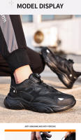 Zapatos De Seguridad Para Hombre Con Punta De Acero Respirables Y Ligeros Botas De Trabajo Durable Antipinchazos Y Antideslizantes Para Exterior - details 6