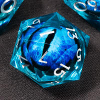 Juego De Dados DND Líquido Núcleo D&D Resina Fronteriza Para Juego De Rol RPG D20 D12 D10 D8 D6 D4 Borde Fino Dados De Dragón Y Sótano - details 13