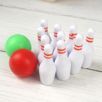 Miniatura De Bowling Para Juguetes Y Decoraciones De Escritorio De 1/12 Material Plástico Regalo De Navidad Para Amantes De Los Modelos - details 0
