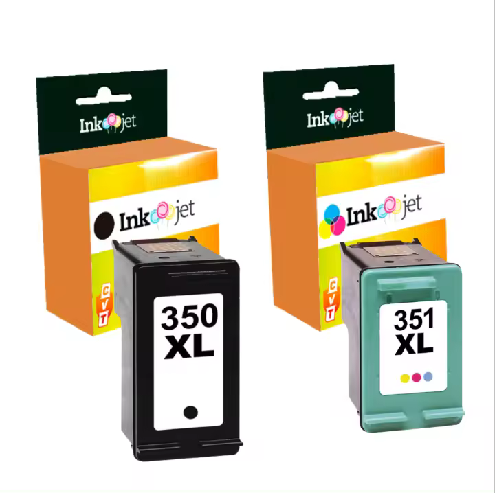 Cartuchos de Tinta HP 350XL y HP 351XL - Pack Compatible CB336EE / CB338EE - 1