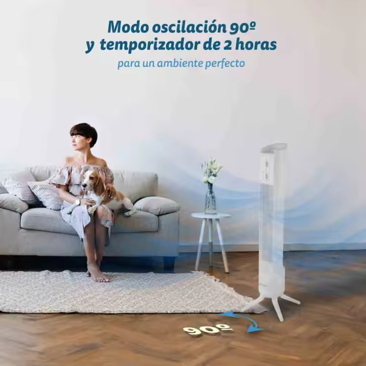 Torre de ventilación de 81cm 3  velocidades TF-324LBL y 45W blanco - 1