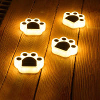 Luces Solares LED Para Exterior Con Diseño De Huella De Animal Decorativa Para Jardín Paseo Terraza Camping Decoración Verano - details 0