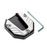 Extensor De Pies Para Motos Y Scooters Base Ampliada Antideslizante Placa De Soporte Metálica Universal Para Bicicletas Y Motocicletas - details 5