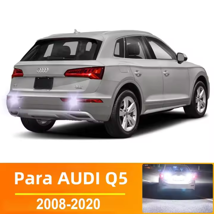 2pcs Luz De Retroiluminación LED Para Audi Q5 Accesorios 2008-2020 2400LM T15 12V Piezas Para Automóvil - 1