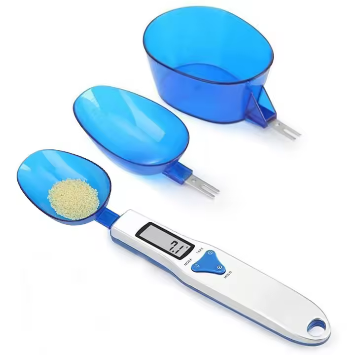 ZVD Cucharas medidoras electrónicas 3 cucharas 500g/0,1g báscula Digital pantalla LCD suministros de cocina - 1