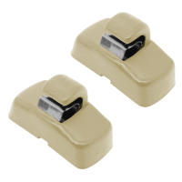 Clips De Visera Solar Para Skoda Fabia Amarok Beetle Bora Transporter Passat Lupo Saveiro Sharan Golf Touran Caddy 6/2PCS ABS - details 11