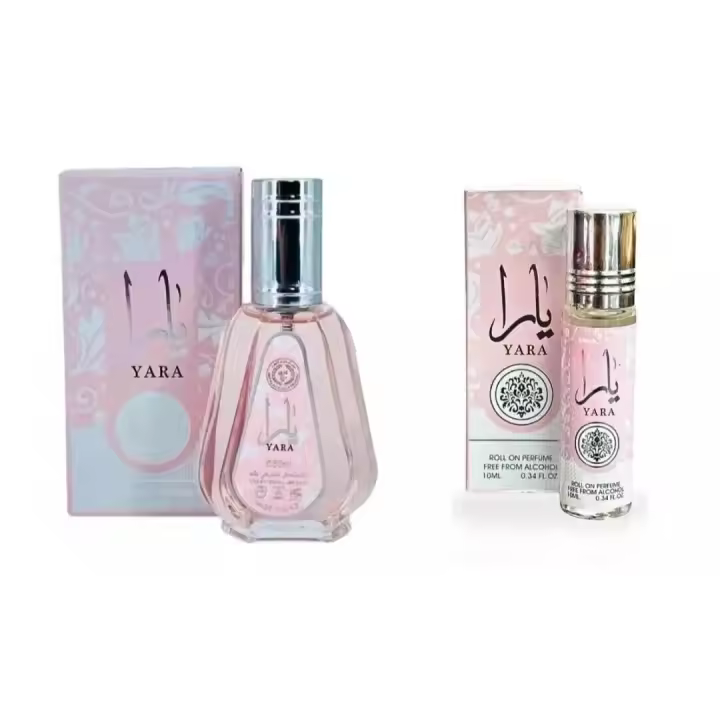 Pack Yara 50ML + Roll-on de 10ml - ARD AL ZAAFARAN Eau de Parfum - Fragancia Exótica y Sofisticada - 1